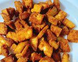 Hình bước làm 3 của món Bánh mì ngào bơ sữa phủ dừa