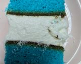 Foto del paso 6 de la receta: Torta Bandera Argentina 🇦🇷 Bizcochuelo + Mousse Comerciales ("de cajita") Edición ¡Dale Argentina! ⚽