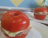 Foto del paso 6 de la receta: Hamburguesa de tomate con pollo