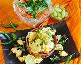 A picture of step 1 of Falahari aloo/ vrat wale aloo.