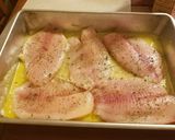 A picture of step 4 of Lemon Garlic Tilapia.