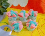 Foto langkah ke 7 dari resep Bolu Kukus Dua Warna #No Soda.
