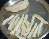 A picture of step 1 of Sweet Potato Fries.