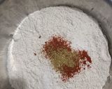 A picture of step 1 of Methi ka paratha.