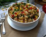 A picture of step 6 of Classic Macaroni Chicken Salad.