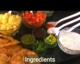 A picture of step 4 of Aloo Dahi Papdi Chaat.