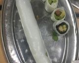 Hình bước làm 4 của món Phở cuốn (chay)