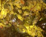 A picture of step 6 of Veg kema(by Deepika).