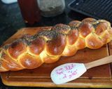 A picture of step 7 of Sourdough Challah.