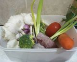 Foto langkah ke 1 dari resep Cap cay dan orak arik sotong brokoli.
