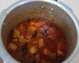 A picture of step 6 of South Indian Pork vindhalu.