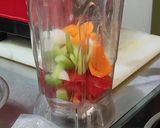 Hình bước làm 2 của món Mỳ ý sốt cà chua chay