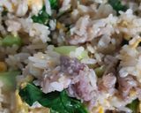 รูปขั้นตอนการทำที่ 1 ของ "ข้าวผัดหมูส้ม" Fried Rice with Sour Pork🐷🍚🥚🥬