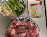 A picture of step 1 of Scallion Braised Pork Ribs.