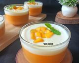 Foto langkah ke 6 dari resep Puding Mangga fla Keju.