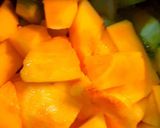 A picture of step 3 of Mango sambhar.