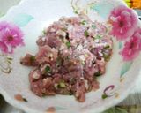 รูปขั้นตอนการทำที่ 1 ของ ผักกาดขาวโรลกุ้งหมูสับน้ำจิ้มสุกี้
