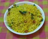 A picture of step 2 of Kanda Batata Poha.