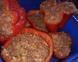 Foto del paso 2 de la receta: Morrones rellenos en estofado con papas