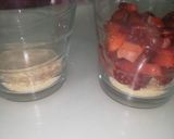 Une image de l'étape 2 de Verrines de fraises 🍓🍓🍓🍓❤️😋.