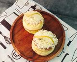 Foto langkah ke 5 dari resep Souffle Pancake.