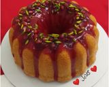 عکس مرحله 6 از دستور کیک وانیل با روکش سس انار (عید نیمه شعبان) 😋