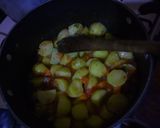 A picture of step 4 of Githeri with potatoes #AuthorMarathon.