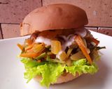 Foto del paso 9 de la receta: Sándwich🥪Vegetal🥗con trocitos de piña🍍dulce🍯