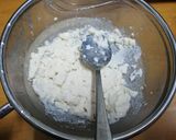 Hình bước làm 2 của món Tofu cake (bánh đậu phụ)