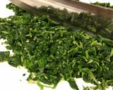 A picture of step 7 of Cold Tossed Malan Greens.