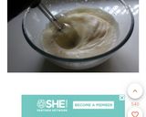 A picture of step 1 of Sponge cake.