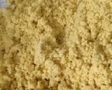 A picture of step 2 of Besan laddu.
