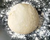A picture of step 2 of Braided Jam Bun.