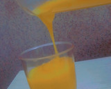 A picture of step 1 of Mango and banana smoothie.