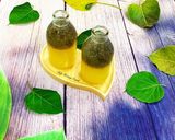 Hình bước làm 2 của món Nước Ép Thơm (Dứa) Hạt Chia