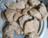Foto del paso 5 de la receta: Solomillos de pavo con manzana y almendras (en olla de cocción lenta)
