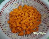 Hình bước làm 1 của món Nui nấu ức gà & rau củ