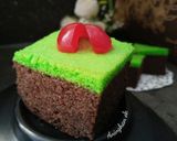 Foto langkah ke 8 dari resep Brownies KUKUS Coklat Pandan... the best.