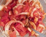 Lecsós csirkemell recept fázis 2 fotója