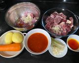 Hình bước làm 1 của món Ragu Bò