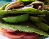 Foto del paso 5 de la receta: Crepes de espinacas con relleno vegie