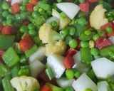 A picture of step 6 of Kolhapuri Mixed Veg Curry.