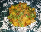A picture of step 11 of Fry Curry Potatoes.