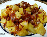 Foto del paso 5 de la receta: Patatas trufadas con jamón crujiente