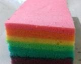 Cara Membuat Rainbow cake kukus 6