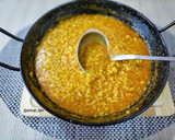 Foto del paso 7 de la receta: Arroz meloso de bacalao y coliflor con toque allioli de ajo negro