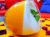 ম্যাঙ্গো ভ্যানিলা পান্নাকোটা (mango vanilla panna cotta recipe in Bengali)