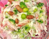 A picture of step 4 of Mexican salad in Indian style.