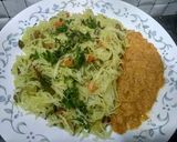 A picture of step 2 of Samiya Upma/ Samiya Bhath.