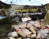 Foto langkah ke 7 dari resep Pepes jamur simpel - Pepes king oyster mushroom.